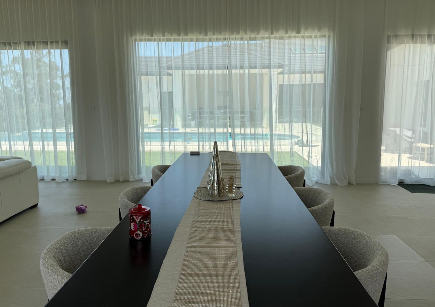 Veri Shades in Dining Area in Velentine,Newcastle.
